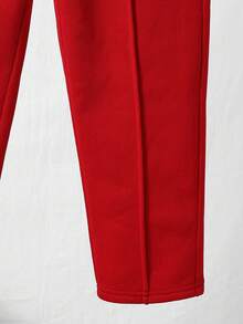 SHEIN Pantalones de chándal con estampado gráfico de estilo casual y urbano para niños/preadolescentes, adecuados para ir y venir, la escuela, el uso diario casual, los viajes, los deportes, primavera/verano/otoño/invierno