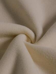 Manfinity EMRG 男士休闲印花口袋图案街头风连帽衫，秋季 - 杏色 - 查看 3