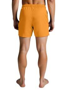 Nike Men's Drawstring Waist Loose Casual Swim Trunks - Orange - View 2