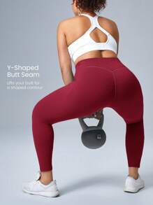 GLOWMODE FeatherFit™-Sculpt Snatch It 收腹口袋柔软硅胶腰带紧身裤中等强度慢跑健身骑行