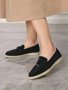 Sleekvia نساء كاجوال مريحة مسطحة لوفرز، متعددة الاستخدامات للارتداء اليومي