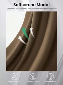 GLOWMODE 莫代爾1/4拉鍊調節運動衫 - 棕色 - 查看 4