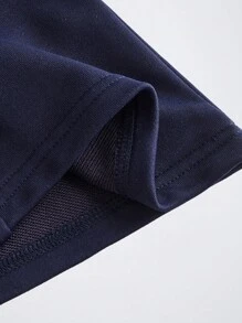 SHEIN Maija Kids 2件套少女彼得潘领长袖衬衫裙套装