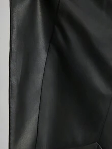 Ontre 卡其色女式休闲夹克，绒面革面料，宽松版型，商务休闲，简约设计，休闲风格，秋季穿搭，2025年新品，商务休闲，复古风格，返校季 - 卡其色 - 查看 8