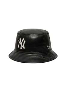 New Era New York Yankees Unisex Bucket Hat Black - Black - View 3