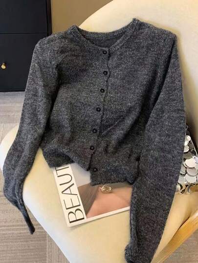 Franclia Women's Casual Versatile Everyday Cardigan, Autumn/Winter Fall Cloth For Women