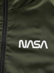 Sparklyn Teenage Boys' Outdoor Sport Thickened Hoodie Jacket, Color Blocking Fall Winter