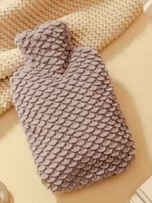 Plush Hot Water Bag, PVC Water Injection Bag, Warm Hands, Explosion-Proof, Leak-Proof, Cute, Embroidered, Simple, Portable, Detachable, Warm Hands And Feet, Used During Periods, Hot Water Bag Christmas Gifts, Hand Warmers, Gifts For Men, Stocking Stuffers, Hand Warmers Rechargeable - Multicolor - View 6