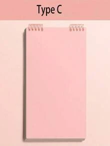 SHEIN 1 件 240 页超简约纯色笔记本，360° 翻页可拆卸，A5 横线笔记本 - 适合学生、办公室、返校礼物 - 彩色 - 查看 12