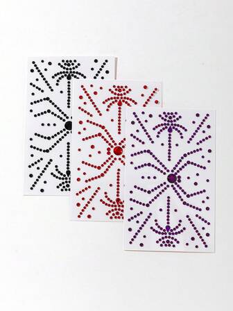 J-Fashion Assorted Bow, Halloween Glitter & Facial Gems