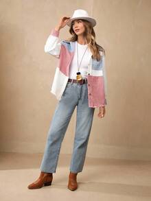 Wildy 剪裁和缝制落肩夹克 西式 女款