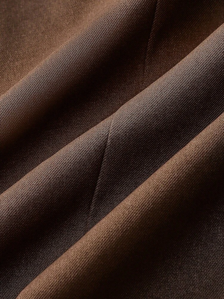 Double Breasted Brown Tailored Blazer Teacher Office Business Casual Blazer Winter Spring Summer