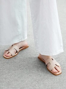 CUCCOO BIZCHIC Women's Casual Open Toe Comfortable Flat Sandals