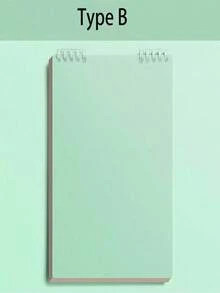 SHEIN 1 件 240 页超简约纯色笔记本，360° 翻页可拆卸，A5 横线笔记本 - 适合学生、办公室、返校礼物 - 彩色 - 查看 11