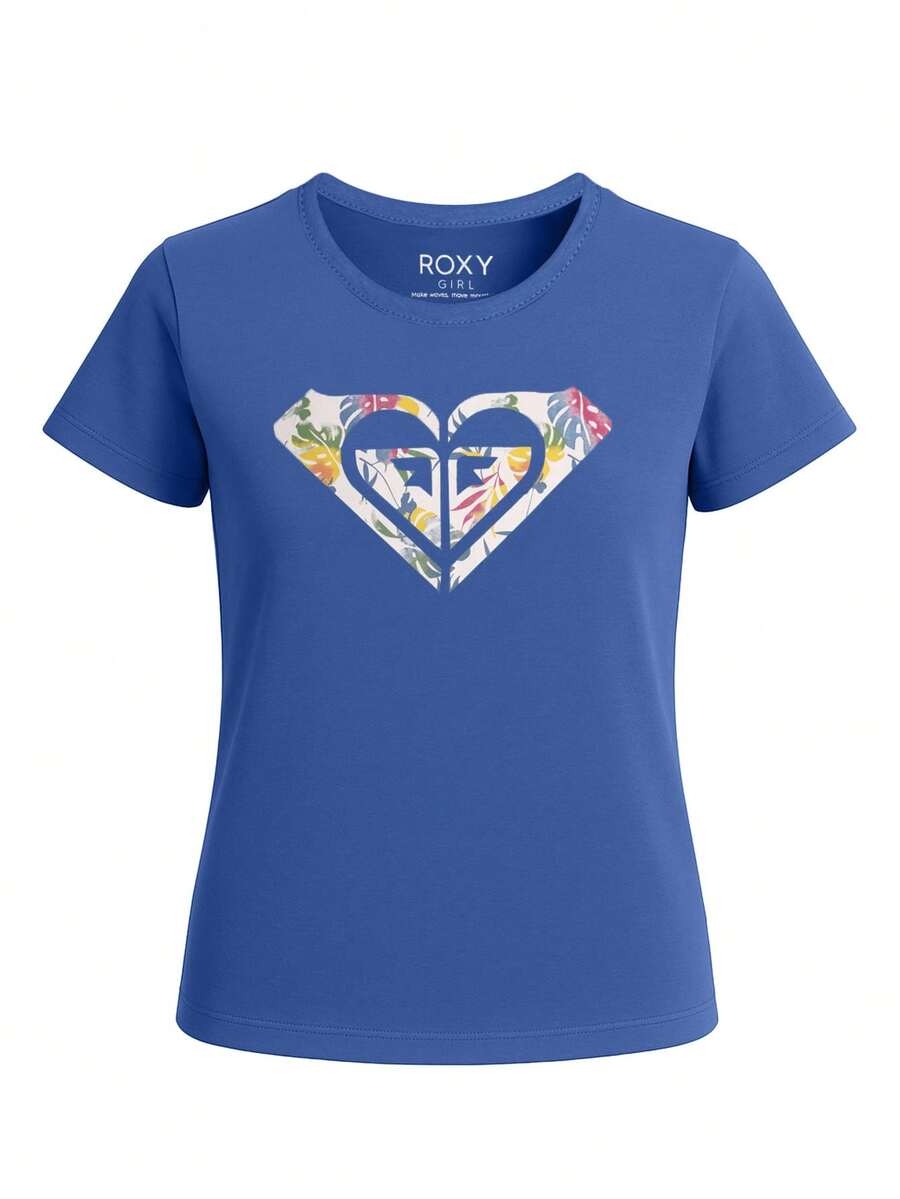 Roxy Tween Girls T-Shirts - Blue - View 1