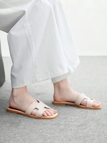 CUCCOO BIZCHIC Women's Casual Open Toe Comfortable Flat Sandals