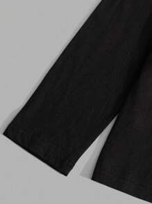 RueChic 男士舒适休闲印花长袖 T 恤和格子长裤睡衣套装