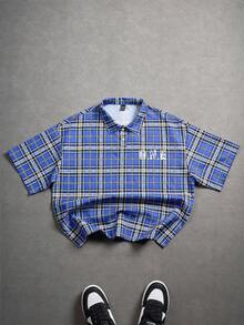 PAVTROS 男士格子印花 Polo 衫 - 彩色 - 查看 2