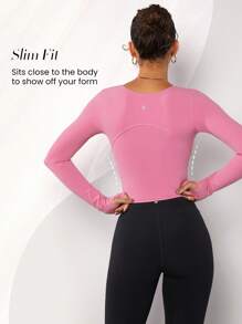 GLOWMODE FeatherFit™ Áo nịt ngực Hiệu ứng Gầy Áo - Hồng - Xem 2