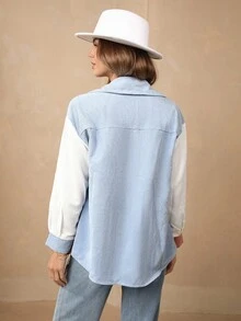 Wildy 剪裁和缝制落肩夹克 西式 女款