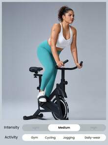 GLOWMODE FeatherFit™-Sculpt Snatch It Tummy Control Pocket Soft Silicone Waistband Leggings Medium Impact Jogging Gym Cycling