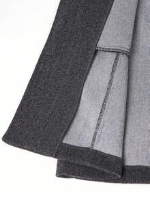 EMERY ROSE 女士时尚连帽大衣，秋冬季女式外套 - 灰色 - 查看 9