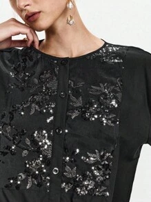 Lumivelle Halloween Women Blouses Fall Cloth For Women - Black - View 5