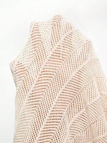 Maija 女士杏色针织撞色红色蕾丝边超大领无袖修身喇叭下摆连衣裙，柔软纱线，百搭休闲波西米亚风，适合音乐节、乡村、西部、波西米亚、优雅现代度假游牧休闲时尚等各种场合。百搭女士乡村音乐会服装、西部风格女装、游牧风格波西米亚高端优雅百搭乡村音乐会服装。秋冬季百搭舒适的毛衣，适合现代度假游牧休闲时尚。 - 杏色 - 查看 8