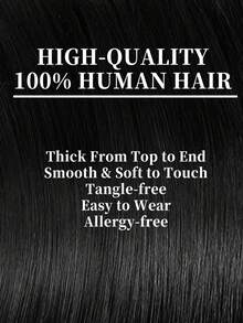 Seamless Clip Ins Tóc nối kẹp liền mạch Tóc nối bằng tóc thật Tóc nối bằng tóc thật Tóc nối bằng tóc thật Kẹp tóc siêu mỏng bằng PU thẳng 7 chiếc 135g Đen tự nhiên 100% Remy Tóc nối bằng tóc thật - Natural Black - Xem 6