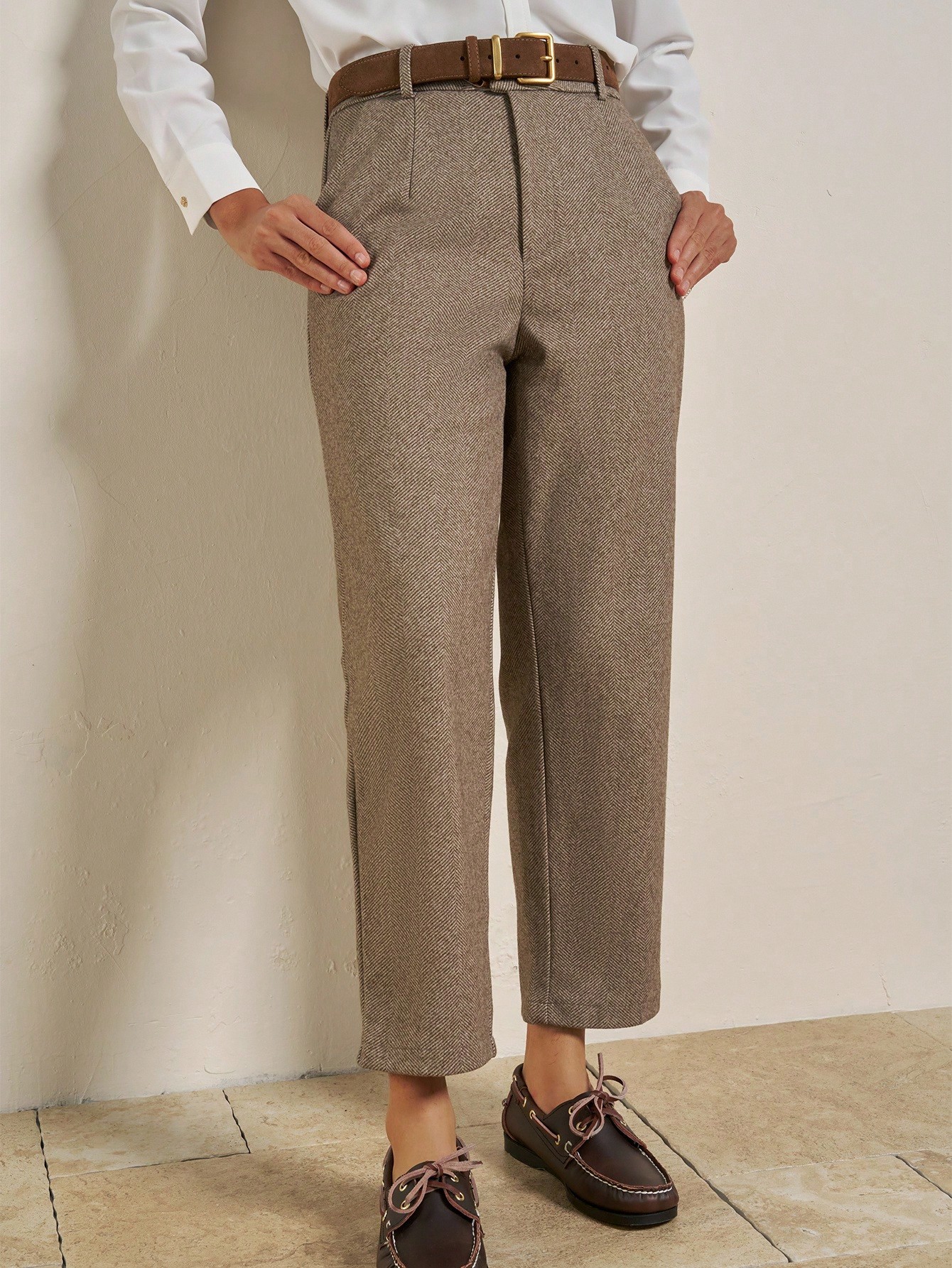Front button harem pants