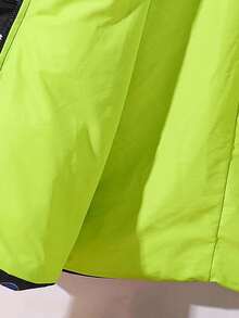 Emery Rose Kids Emery Rose Kids Young Girl Ditsy Floral Hooded Padded Coat Fall Winter - Black - View 9