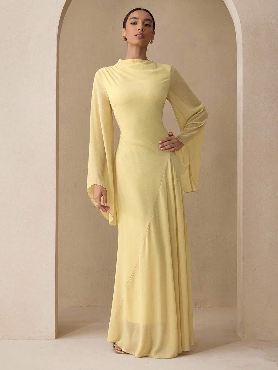 Graceveil Váy voan màu pastel thanh lịch, phù hợp cho giáo viên, trở lại trường vào mùa thu
