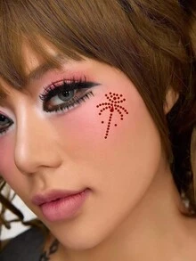 ROMWE J-Fashion 各式各样的蝴蝶结、万圣节亮片和面部宝石 - 彩色 - 查看 4