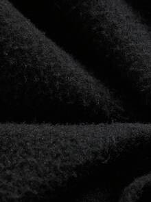 SHEIN 2pcs/Set Tween Girl Hooded Sweatshirt & Pants Set, Fashion Streetwear With Bow Decor, Solid Color