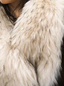 Easelle Fur Collar Camel Women's Long Sleeve Long Fashionable Woolen Coat Autumn Winter Clothes For Women - Coffee Brown - View 11
