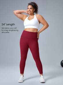 GLOWMODE FeatherFit™-Sculpt Snatch It 收腹口袋柔软硅胶腰带紧身裤中等强度慢跑健身骑行