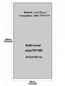 BATMAN X SHEIN 速干吸水沙滩巾披肩 - 轻便便携游泳巾，适合女士、游泳、水疗、沙滩、瑜伽 - 多种尺寸 - 黑色 - 查看 11