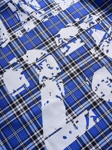 PAVTROS 男士格子印花 Polo 衫 - 彩色 - 查看 5