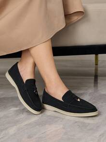 Sleekvia نساء كاجوال مريحة مسطحة لوفرز، متعددة الاستخدامات للارتداء اليومي