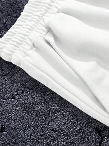 Manfinity Campus Court 男士松紧腰抽绳休闲夏季短裤