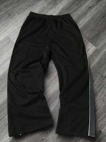 Manfinity EMRG 男士休闲百搭撞色拼布运动裤 - 彩色 - 查看 2