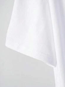 CRUISE LIFE" Summer Vibe Letter Print T-Shirt, Hello Summer, Women's Round Neck Vacation Tee - White - View 4