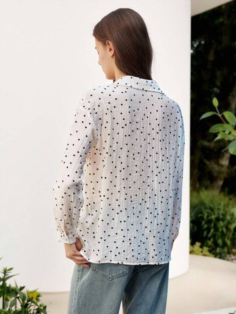 SHEIN Maija 2025 캐주얼 휴가 깊은 V넥 랜턴 슬리브 루즈 크링클 쉬폰 자수 플로랄 카키 여성 긴팔 셔츠, 봄, 가을, 초가을 물방울 셔츠 물방울 탑 가을 셔츠 블라우스 여성 가을 셔츠 크리스마스 외출, 여성용 가을, 여성용 겨울, 겨울, 밤 외출, 외출 탑 여성, 밤 외출, 데이트 밤, 올드 머니 스타일