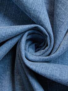 Freevana Áo sơ mi denim màu denim phong cách du mục đã giặt dành cho nữ cỡ lớn - Nhiều màu - Xem 4