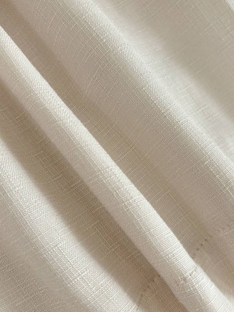 INAWLY 2 pezzi Set di pantaloncini casual in colore unito - Multicolore - Visualizzare 4