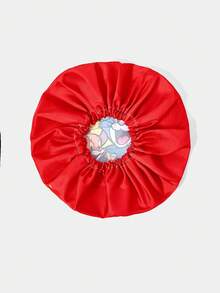 TOM & JERRY X SHEIN Cute Cartoon Pattern Fashionable Shower Cap, Red - Red - View 4