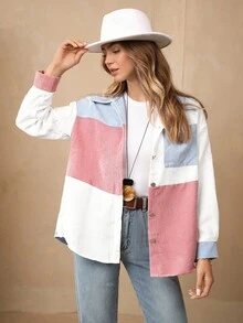 Wildy 剪裁和缝制落肩夹克 西式 女款