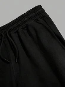 RueChic Men Cottonline Letter Printed Regular T-Shirt Set - Black - View 7