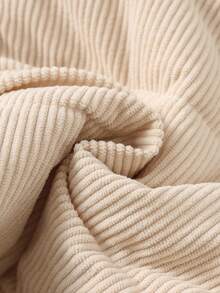 Loomiva 女婴/男婴卡通熊刺绣贴片装饰连帽夹克带耳朵装饰，加厚绗缝宽松防风休闲外套