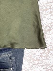 INAWLY Women's Casual Solid Color Tie Front Blouse, Summer